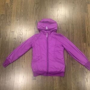 Girls Ivivva lined jacket- size 14